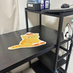 本棚付きデスクの画像