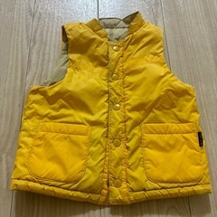 コムサ　リバーシブル　ベストの画像