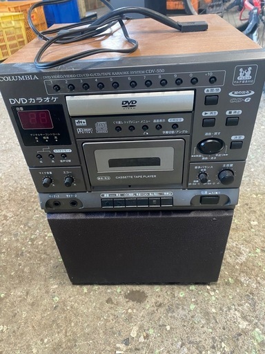 カラオケ コロンビア CDV-550 DVD カセットプレーヤー (高一) 西岐阜の