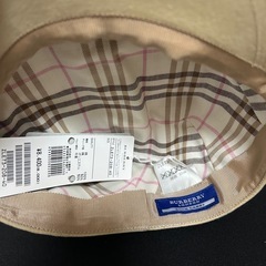 【BURBERRY BLUE LABEL】ベージュ キャスケットの画像