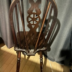 【自宅引き取り】ウッドチェア1脚の画像
