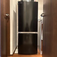 TOSHIBA冷蔵庫(黒)  ※2枚目に実物写真ありますの画像