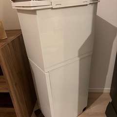 ニトリ　ゴミ箱　2段の画像