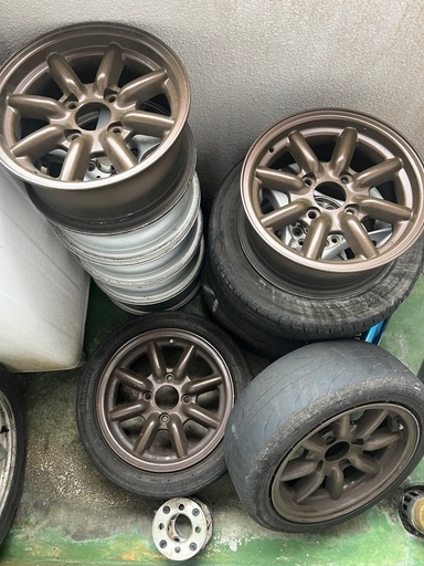 14インチ ワタナベ風ホイール メーカー不明 