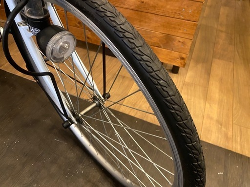 【ノーパンクタイヤ】26インチ自転車　シングルギア　