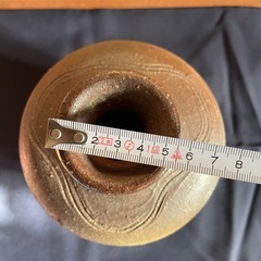 備前焼き　花瓶未使用品の画像