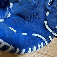 Rawlings ローリングス ジュニアグローブ スエード 青 ブルー 軟式の画像