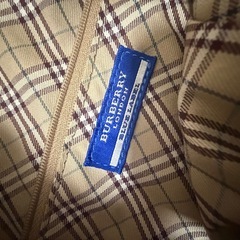 BURBERRY バーバリーブルーレーベル レザーシボ革 ピンク ワンショルダーの画像