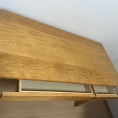 【決まりました】無印良品  デスクとチェアの画像