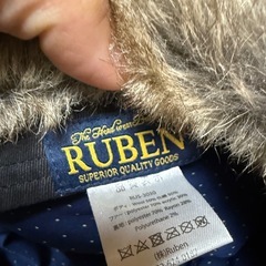 RUBEN耳あてフライトキャップ帽子の画像