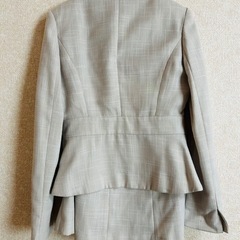 グレー チェック柄 スーツ セット　WHITE JOOLAの画像