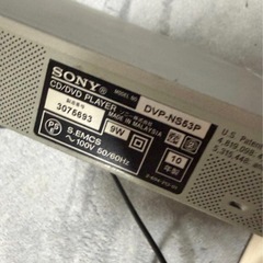 SONYDVDプレイヤー
の画像