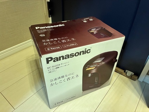 【未使用】パナソニック 電気ポット 災害用品