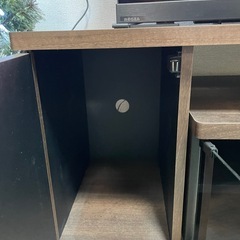 テレビボード　テレビ台
　幅150cm 朝日木材加工　AS-SBS1500-DBの画像
