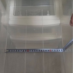 【お譲り先決定】3段キャスター付きプラケースの画像