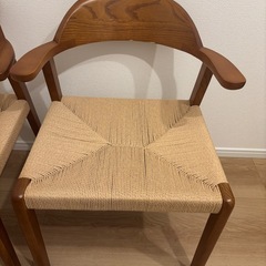 ダイニングチェア　2脚セットの画像