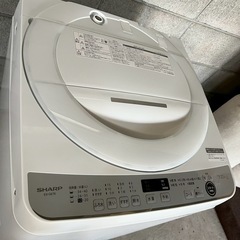 SHARP 2021年製　7キロ　洗濯機　美品の画像