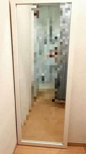 大型ミラー 大型鏡　姿見 ホワイト 白 スタンドミラー  大きめ　
