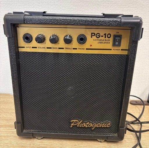 左利き仕様 JAZZ ベース、アンプ付き  