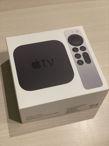 美品 AppleTV MHY93J/A HD32GB 第4世代 【公式通販】 美品 AppleTV MHY93J/A HD32GB 第4世代 【公式通販】