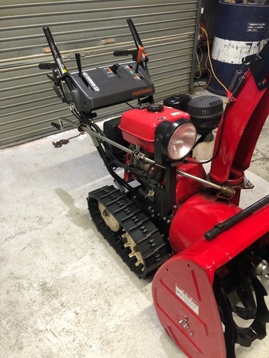 北海道旭川市直接取引限定 HONDA ホンダ除雪機 スノーラ HS870 8馬力 手動シューター リコイル始動動作確認済 オイル交換・