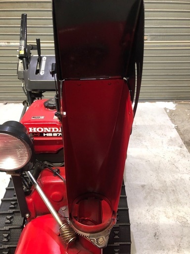 北海道旭川市直接取引限定 HONDA ホンダ除雪機 スノーラ HS870 8馬力 手動シューター リコイル始動動作確認済 オイル交換・