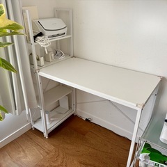 ★美品★ PCデスクとラック　の画像