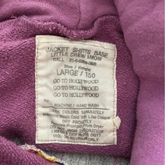 ゴートゥーハリウッド　150 パーカーの画像