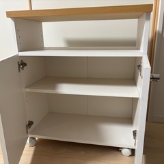 【値下げ】キッチンワゴン　キャビネットの画像