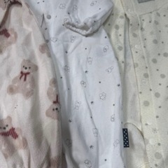 服サイズ50〜60秋冬ベビー服3点セットの画像