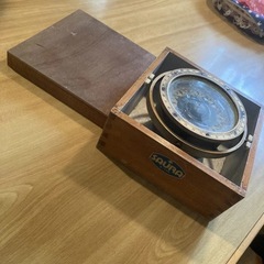 貴重！船舶用コンパス 木製の画像