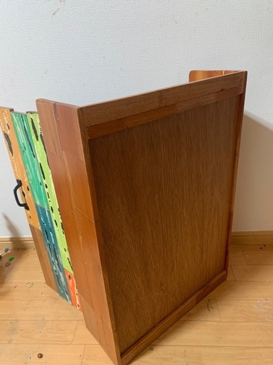 収納ラック　アンティーク　ヴィンテージ　木　ウッド　ハンドメイド　