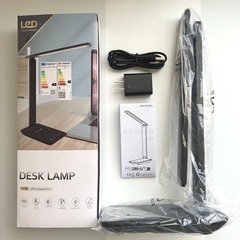 デスクライト LED スタンドライト 5段階色温度・輝度調節 折り畳み式 の画像