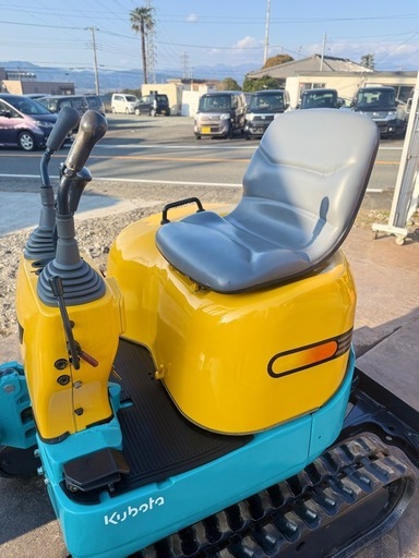 クボタ　ミニユンボ　U-10 油圧ショベル　倍速付き　操作パターン切り替え可能　1217時間 キャタ幅調整付き　1tクラス　下取りOK