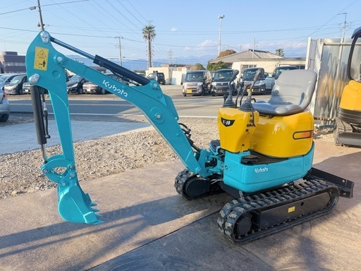クボタ　ミニユンボ　U-10 油圧ショベル　倍速付き　操作パターン切り替え可能　1217時間 キャタ幅調整付き　1tクラス　下取りOK