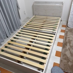 【最終値下げ】すのこ 収納付きベッド シングルの画像
