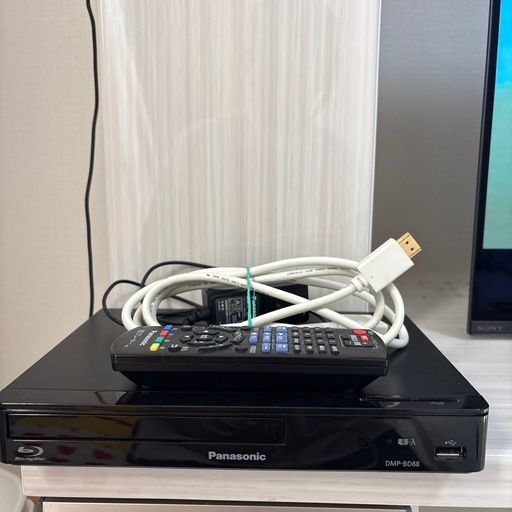 ブルーレイプレイヤー Panasonic DMP-BD88 2016年製