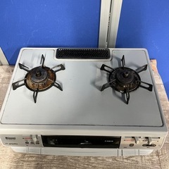 RINNAI リンナイ⭐︎ガスコンロ 2口都市ガス用RTS-S63MCTS（GR）2009年製の画像