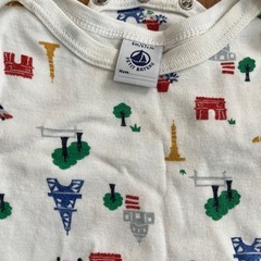 petit bateau ボディースーツセット　67cmの画像