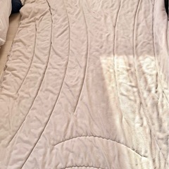 【お渡し先決定】掛け布団 セミダブル ニトリ カバー不要 グレー　リバーシブルの画像