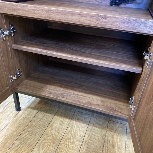 ?木目調?HOMEtaste レンジボード ウォールナット ヴィンテージ シック オシャレ　No.2811 NH