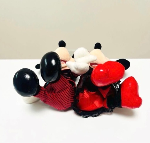 ディズニー ミッキー＆ミニー ペアぬいぐるみ 磁石付き 結婚式 ウェルカムドール