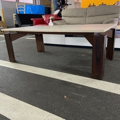 【ドリーム池田店】◎ジモティー限定販売◎石天板センターテーブル【41340】の画像