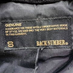 Backnumber レザージャケットの画像