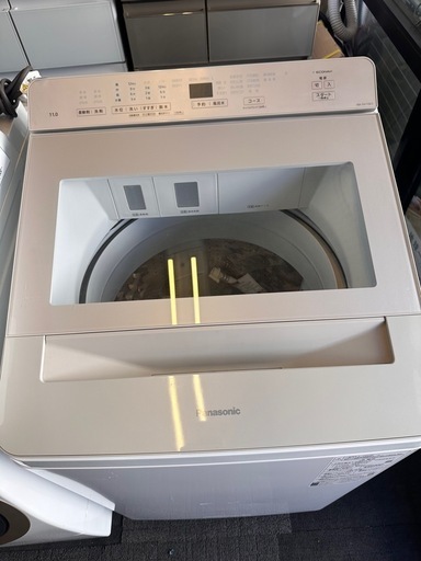 2022年製 極美品 パナソニック 11kg 全自動洗濯機 NA-FA110K5 液体洗剤自動投入 エコナビ搭載