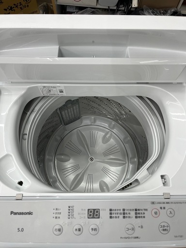 ☆ドリーム荒牧店☆ジモティー割引有☆【クリーニング済】　Panasonic/NA-F5B1/5.0kg洗濯機/2023