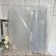 うちわ収納ファイル 10P 直径18cm アイドル 韓流 シール帳 クリアタイプの画像