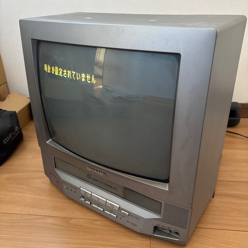 シャープ SHARP テレビデオVT-14G2 2000年式 (うさぎマン) 河内の