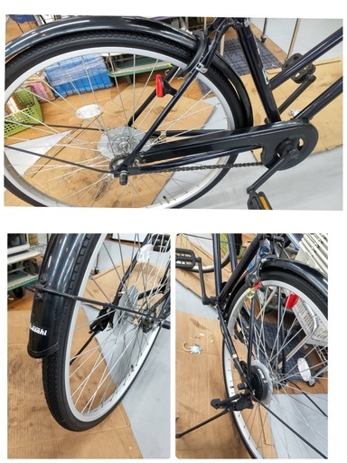R229 ☀️ 普通自転車 affiche / 26インチ / LEDダイナモ / ノーマルブレーキ ⭐ クリーニング済
