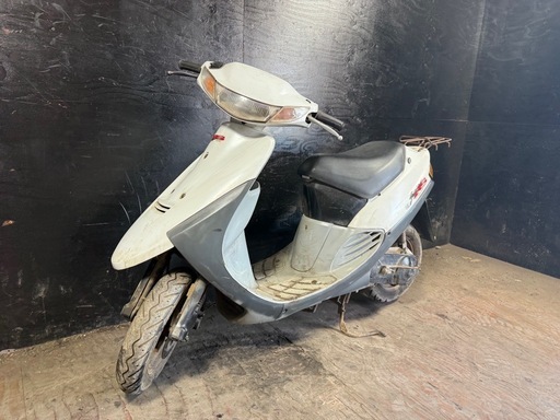 ★支払総額3.5万円★関東圏内即日配送可能！ 全車走行テスト済み！ スズキ セピア50RS 白 CA1HB バッテリー新品！ RS！ 2ストのためオイル注ぎ足すだけ！ フロントディスクブレーキ！ 加速良好！